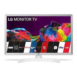 LG - 28TN515S-PZ, Monitor Smart TV da 70 cm (28") con schermo LED HD (1366 x 768, 16:9, DVB-T2/C/S2, WiFi, 5 ms, 250 CD/m2, 5 M:1, Miracast, 10 W, 1 x en oferta