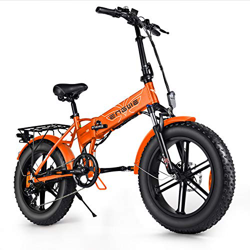 ENGWE Bicicletta Elettrica 500W Bicicletta Elettrica da Neve da Spiaggia per Adulti da 20 Pollici, Bicicletta Elettrica a Ausiliario a 7 velocità con  en oferta