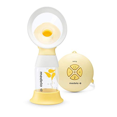 Medela Swing Flex tiralatte elettrico semplice, tiralatte con imbuto Flex (taglia S e M inclusi) che si adatta alla forma del corpo materno, sistema 2