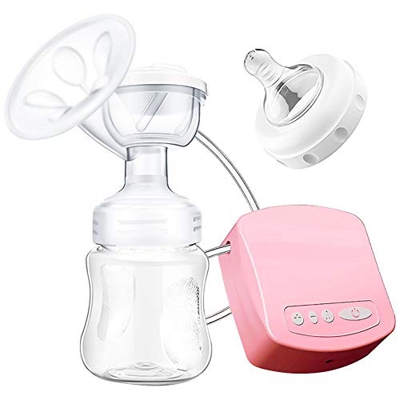 SaponinTree Tiralatte Elettrico e Automatico con Funzione Massaggio, 9 Livelli, Senza BPA, Super Silenzioso e Ricaricabile Tramite USB