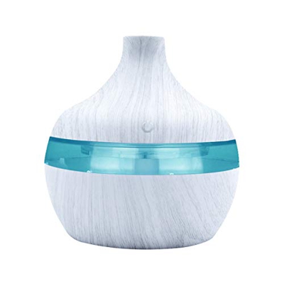 300ml Diffusore Domestici di Oli Essenziali, LED Umidificatori Macchina per Aromaterapia, Diffusore di Aromi, Diffusore Umidificatore con 7 colori LED