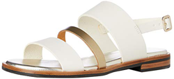 Frau, Sandali Punta Aperta Donna, Multicolore (Burroplatino Burroplatino), 38 EU en oferta