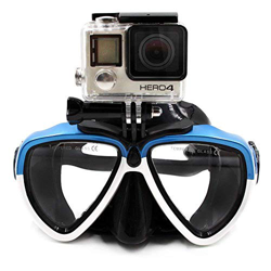 TELESIN Vetro da Immersione in Silicone con Maschera di Immersione a Scomparsa Maschera da Immersione da Nuoto per videocamera Sportiva GoPro HD Hero  precio