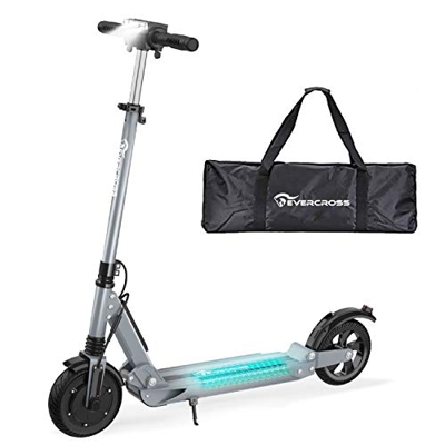 RCB Monopattino Elettrico Pieghevole Scooter Elettrico velocità Massima 30km/h, 30Km di Autonomia, Motore 350W, Anti-Skid Tyre e Schermo LCD, Impermea