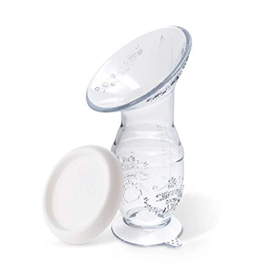 Bestele Tiralatte Manuale, 100ml Silicone Coppa per la Raccolta del Latte Materno Tiralatte per Allattamento e Pappa, BPA Senza Tiralatte Biberon Pomp