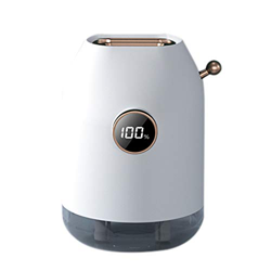 Decdeal Umidificatore Elettrico Senza Fili 500 ml,Diffusore Ambiente con Doppio Ugello a Spruzzo,3 modalità Spray/Display di Alimentazione a LED/Ricar características