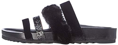 find. Ciabattine con Glitter Donna, Nero (Black), 40 EU