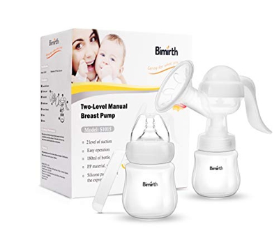 Tiralatte Manuale Regolabile in Silicone Bpa-Free Design Anti-Riflusso per Mom Bambini Con Tappo Di Chiusura Tiralatte (Manualmente, 1 PCS)
