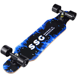 Generies Skateboard Professionale a Quattro Ruote per Principianti Giovani Adulti Bambini 4 Round Ragazzi e Ragazze Autostrada Strada Pennello Piccola características