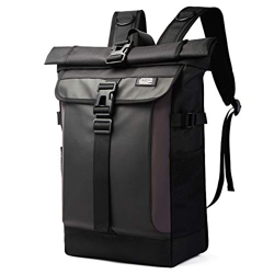 Xnuoyo Zaino Per Laptop Resistente All'acqua e Antifurto Zaino Da Viaggio Con Apertura a Rullo, Zaino Alla Moda Per Scuola e Studenti Universitari, Pu en oferta