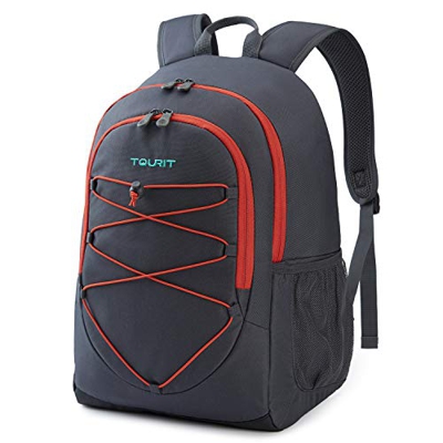 TOURIT 28 lattine(330ml) Zaino Termico Porta Pranzo Borsa Frigo Isoterma per Campeggio, Picnic, Barbecue, Eventi Sportivi