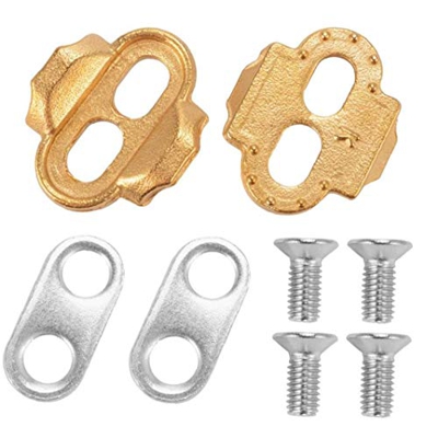 asdfwe Bike Scarpe Tacchetti Piastra di Bloccaggio MTB Blocco del Pedale di Blocco Equitazione Scarpe Splint Set Biciclette Premium Tacchetti Crank Br