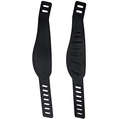 2 cinghie per pedali per cyclette, resistenti, regolabili, lunghezza universale, si adatta alla maggior parte dei pedali della bicicletta, per la casa