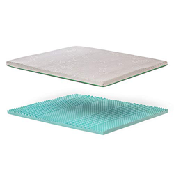 Bedshire Topper Matrimoniale 160x190 Materasso Correttore in Memory Foam Alto 6 cm con Rivestimento Sfoderabile Futon Ortopedico Made in Italy 100% en oferta