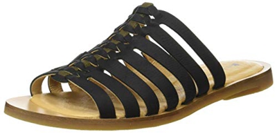 El Naturalista Tulip, Sandali Punta Aperta Donna, Nero (Black Black), 37 EU