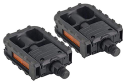 YDL 1 Paio Universal Plastic Mountain Mountain Bike Pedali Pieghevoli Bicicletta Antiscivolo Nero per Tutti I Tipi di Pedali della Bici della Bici (Co en oferta
