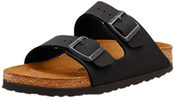 Birkenstock Arizona, Scarpe da Spiaggia e Piscina Uomo, Nero (Black 752481), 43 EU en oferta