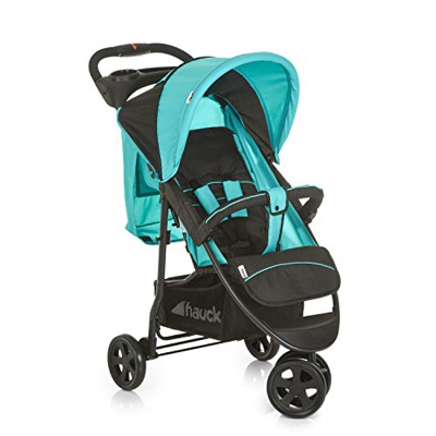 Hauck Citi Neo II Passeggino a 3 Ruote, 7.5 kg, da 0 Mesi a 25 kg (seduta 22 kg + cesto 3 kg), Porta Bibite e Accessori, Posizione Nanna, Grande Cesto