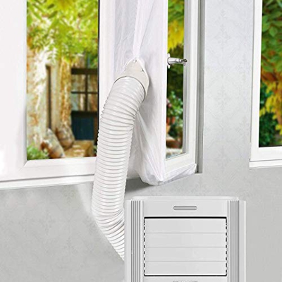 2020 UPGRADE Gimars 400cm Guarnizione Universale da Finestre per Climatizzatori Mobili e Asciugatrici Adatta a Condizionatori Portatile Installazione 