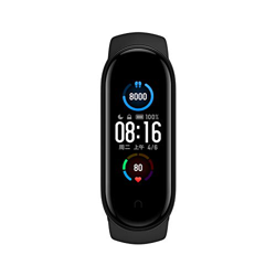 Xiaomi mi Band 5 Smart Fitness Bracelet Cardiofrequenzimetro 5ATM Impermeabile * 14 Giorni di autonomia della Batteria 11 modalità Sport 1.1"Schermo A en oferta
