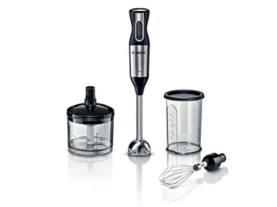 Bosch Elettrodomestici ErgoMixx Style Frullatore a Immersione, 800 W, Plastica Inossidabile, Acciaio/Inox