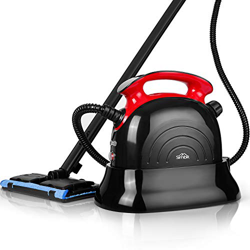 SIMBR Pulitore a Vapore, Pulitore Vapore Multiuso con 12 Accessori per La Pulizia di Tappeti, Pavimenti, Finestre e Stirare Vestiti, 1,1 L,4,5 Bar, 15 en oferta