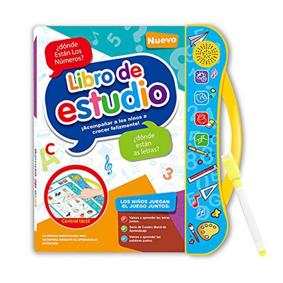 Giocattoli bilingui spagnolo-inglese - Touch-and-Teach Pad per bambini, imparare lo spagnolo e l'inglese, giocattolo educativo spagnolo per bambino, e