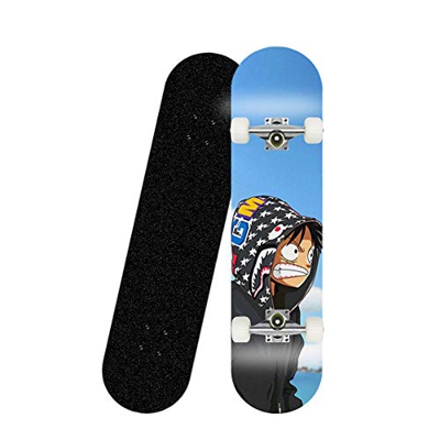 CNSTZX Skateboard per Evoluzioni da Adulti, Street Board per Principianti, Regalo di Compleanno, per Adolescenti, Ragazze, Ragazzi e Adulti