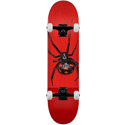 Mini Logo Deck Poison Black Widow 16 242 - Skateboard completo, 20,3 cm