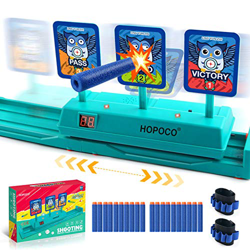 Hopoco Bersaglio Elettrico per Nerf Guns, Bersaglio Spostarsi per Nerf, Auto-Reset Intelligent Light Sound Effect Scoring Target per Nerf N-Strike Eli características