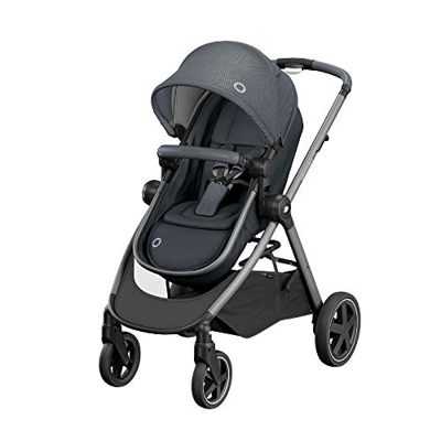 Bébé Confort Zelia Passeggino Leggero, Reclinabile, Chiusura Compatta, Reversibile Fronte Strada/Fronte Mamma, Coprigambe Incluso, Colore Essential Gr