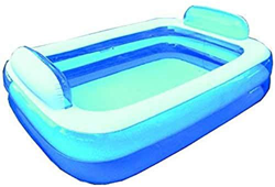 BTX. Piscina Rettangolare con Cuscini Poggiatesta 266x175x50 cm en oferta