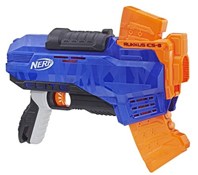 Hasbro Nerf- Elite Rukkus ICS, Blaster con Dardi e Caricatore a Scorrimento Verticale, E2654EU4