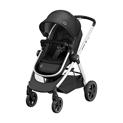 Maxi-Cosi Zelia 2 Passeggino 0-22 Chili Reclinabile e Reversibile, Compatto e Richiudibile con Una Mano, Passeggino Duo con Carrozzina Inclusa, Essent