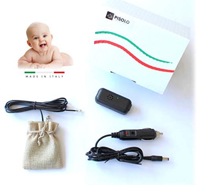 PISOLO - Made in ITALY - Dispositivo Antiabbandono bimbi con sensore - NO App NO Bluetooth NO Onde Radio - Sistema a Norma di Legge Anti Abbandono per