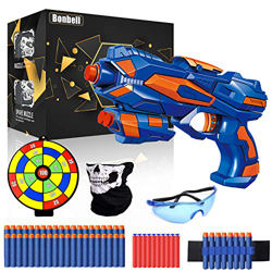 Pistole Giocattolo, Pistole Blaster con 40 Freccette in Schiuma, Occhiali Protettivi, Maschera, Cinturini da Polso e Bersaglio, Pistola Giocattolo Reg precio