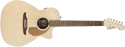 Fender Newporter Player - Chitarra acustica serie California, colore: Champagne