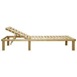 Tidyard Lettino Prendisole in Legno di Pino Impregnato, Lettini da Giardino, Sedie a Sdraio da Giardino, Lettino da Esterno 200 x 70 x (31,5-77) cm características