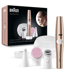 Braun FaceSpa Pro 921, Epilatore Donna Tutto-In-Uno, Incluso Epilatore Viso Con Dieci Micro Fori, Testina Tonificante E Spazzola Di Pulizia Delicata,  características