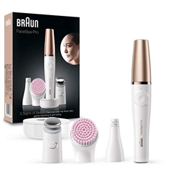 Braun FaceSpa Pro 912, Epilatore Donna Tutto-In-Uno, Incluso Epilatore Per Il Viso Con Dieci Micro Fori, Testina Tonificante E Spazzola Di Pulizia, Ri características