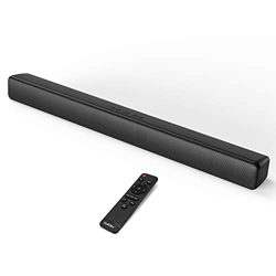 Soundbar per TV, soundbar TV Saiyin Bluetooth da 29 pollici 40 W, ingresso cablato coassiale AUX ottico, telecomando, kit di montaggio. en oferta