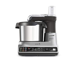 Kenwood CCL450SI KCook Multi Smart Robot da Cucina con Funzione Cottura e Bilancia Connessa, 10 Accessori Inclusi, 1500 W, 12 Velocità, Silver Nero precio