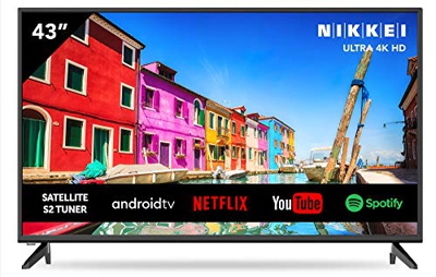 Nikkei NU4318S Smart TV Televisore intelligente LED Ultra HD - con WiFi integrato - 3840 x 2160 (43 pollici - 109 cm)