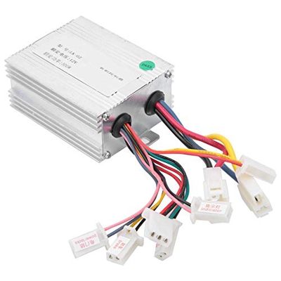 Alomejor 12V 500W Controller Motore Spazzolato, Regolatore di velocità per Bici Elettriche Motore a Spazzole Scatola di Controllo Motore Elettrico per