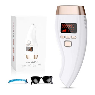 Epilatore Luce Pulsata Ghiaccio Indolore 999.999 Impulso Flash IPL Epilatore a Luce Pulsata di Depilazione Permanente Utilizzato per La Schiena del Bi