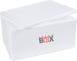 THERM BOX Scatola di polistirolo Thermobox per alimenti e bevande Scatola di polistirolo fresco Scatola di riscaldamento 59,5x39,5x32cm 46 litri bianc características