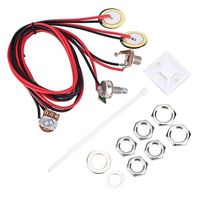 Chitarra Acustica Elettronica per Chitarra Acustica Ukulele Cigar Box 6.35mm