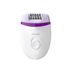 Philips BRE225/00 Satinelle Essential Epilatore Elettrico Compatto, Bianco/Viola en oferta