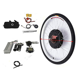 OUKANING - Kit di conversione per bicicletta elettrica da 28", 250 W, 36 V, LCD en oferta