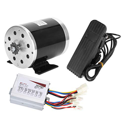FEBT Kit Motore CC con spazzole elettriche, Motore ad Alta velocità 12V 500W con Controller per Scooter E-Bike per Kit di conversione Parte Fai da Te  en oferta